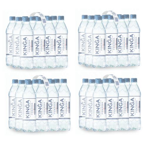 Woda mineralna Kinga Pienińska gazowana 0,5l - 48 butelek - sklep jedzpij
