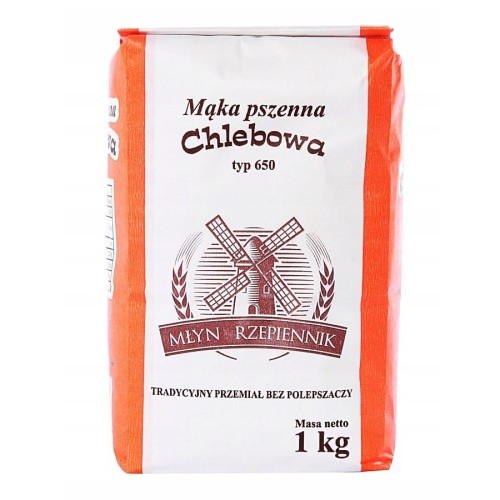 Mąka pszenna TYP 650 1kg Waflowa Polski MŁYN RZEPIENNIK