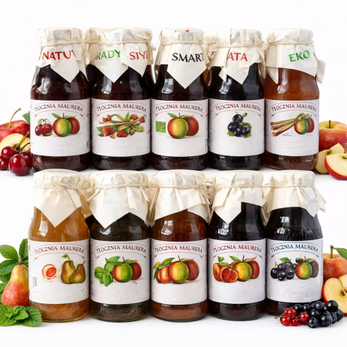 "Mix smaków" bio soki 300ml tłocznia maurera - 10 butelek