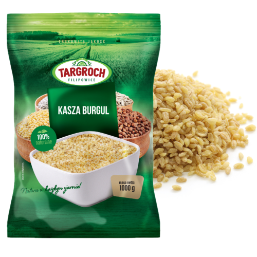 KASZA BULGUR 1kg, naturalna, wysoka jakość - Targroch 1000g