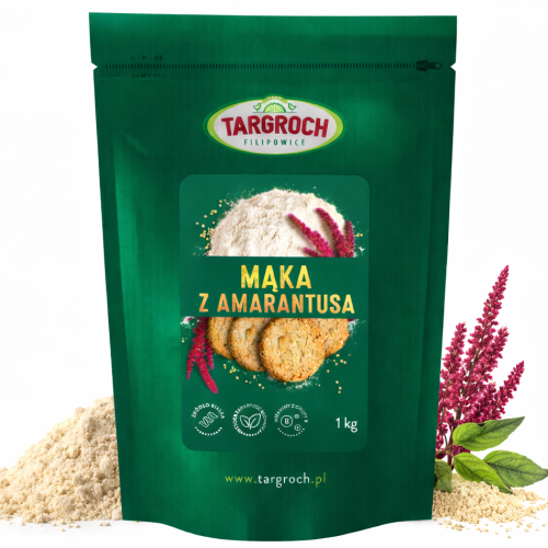 Mąka z Amarantusa 1kg MĄKA AMARANTUSOWA | 1000g Szarłat | sklep jedzpij.pl