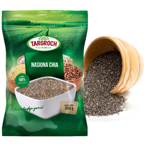 NASIONA CHIA 1kg SZAŁWIA HISZPAŃSKA 1000G sklep jedzpij.pl