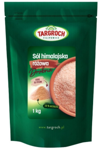 Sól himalajska różowa drobna jodowana 1kg 