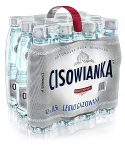Woda Cisowianka lekko gazowana 0,5l - 12 butelek