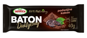 Baton daktylowy podwójne kakao 40g Targroch