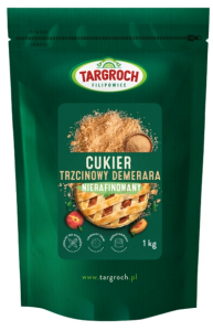 Cukier trzcinowy nieraf. 1kg Demerara Targroch