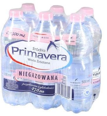 Primavera niegazowana 0,5l - 24 butelki