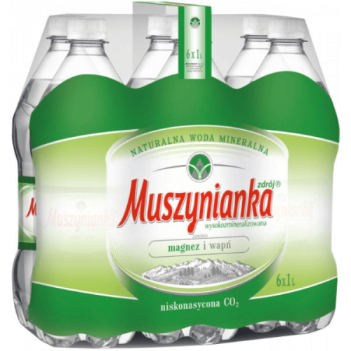 Muszynianka lekko gazowana 1l - 24 butelki - sklep jedzpij
