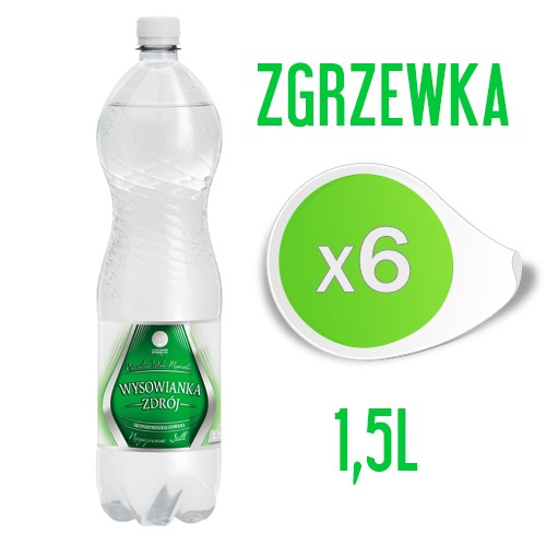 WYSOWIANKA ZDRÓJ NIEGAZOWANA 1,5l (zgrzewka - 6 butelek)