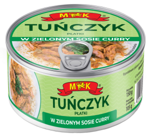 Tuńczyk w zielonym sosie curry 150g MK