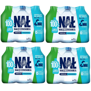 Woda mineralna Nałęczowianka niegazowana 1l - 6 butelek kaucja