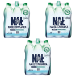 Woda mineralna Nałęczowianka lekko gazowana 1,5l - 6 butelek kaucja
