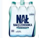 Woda mineralna Nałęczowianka lekko gazowana 1,5l - 6 butelek kaucja