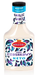 Sos czosnkowy keto 280g Roleski