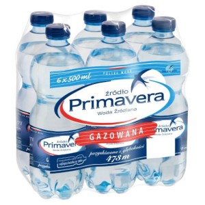Woda Primavera lekko gazowana 0,5l 