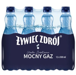 Żywiec zdrój 0,5l gazowana (12 butelek) kaucja