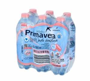 Woda Primavera niegazowana 0,5l - 6 butelek kaucja