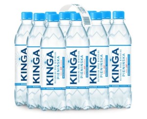 Woda mineralna Kinga Pienińska gazowana 0,5l - 12 butelek