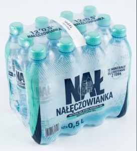 Woda mineralna Nałęczowianka delikatnie gazowana 0,5l - 12 sztuk