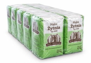 Mąka żytnia typ 2000 (10x0,9kg) Rzepiennik