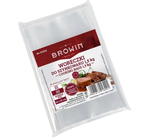 WORECZKI FOLIOWE DO SZYNKOWARU 1,5kg x 20 SZT.  BIOWIN - Sklep jedzpij.pl