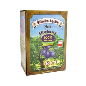 Sok śliwkowy 100% 5l łąckie ogrody (tłocznia maurer)